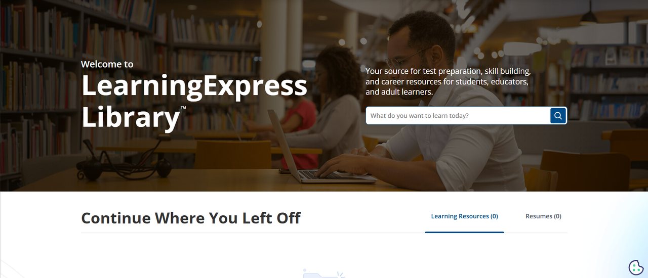 LearningExpress: Library home